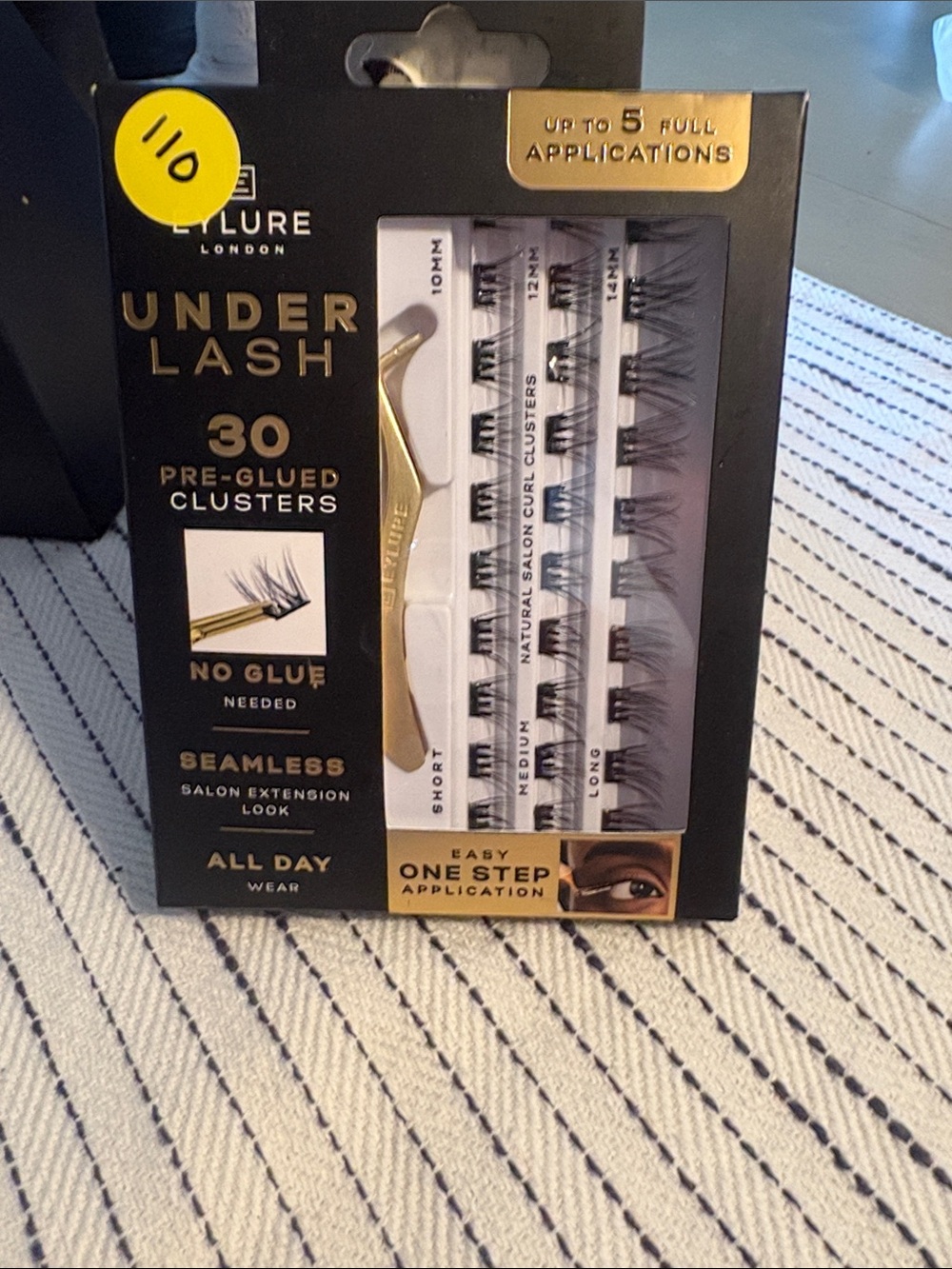 Eylure Under Lash Pre-Glued Cluster Lashes - Black